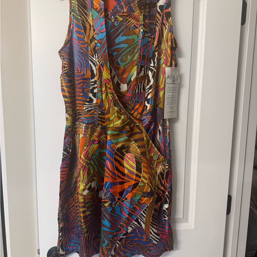 Ashro Multicolor Geometric Romper